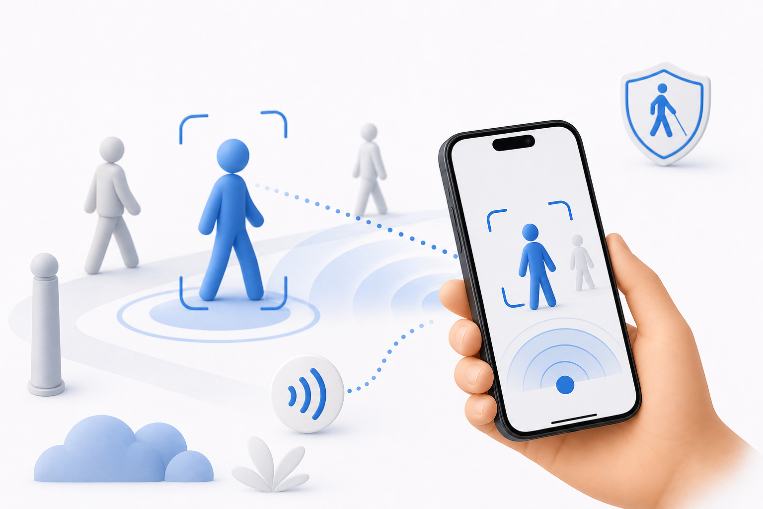 Descripción de imagen: ilustración generada para el artículo Vídeo Respuesta: Como Detectar Personas Con El iPhone en AliBlueBox.