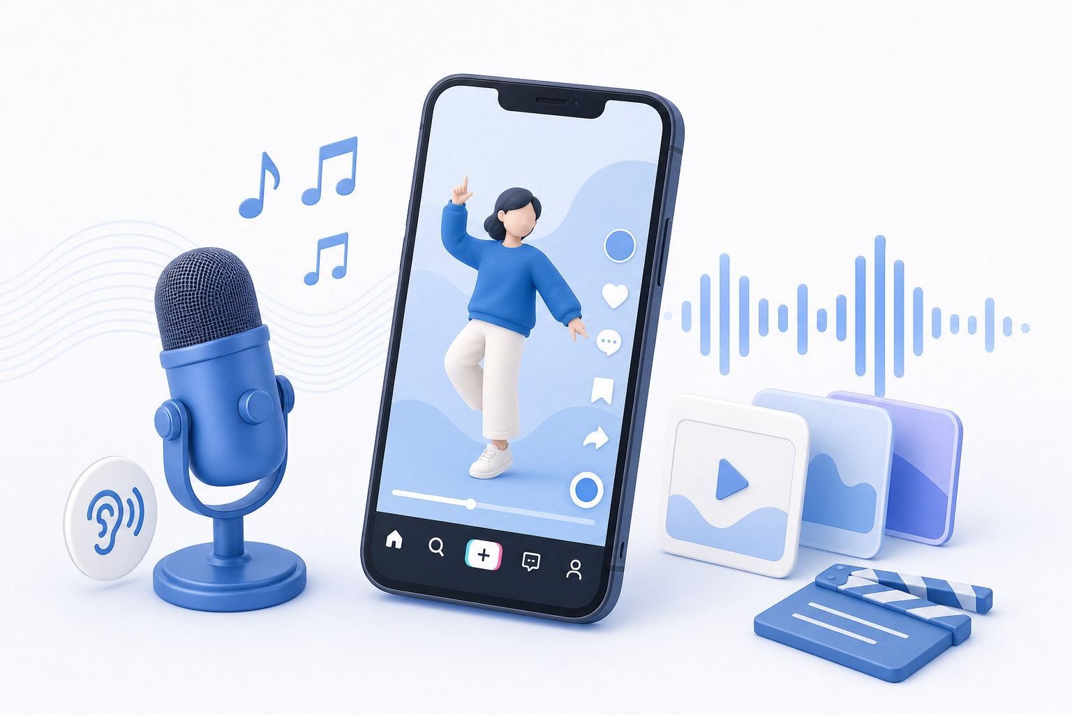 Descripción de imagen: ilustración generada para el artículo Tik Tok en AliBlueBox.