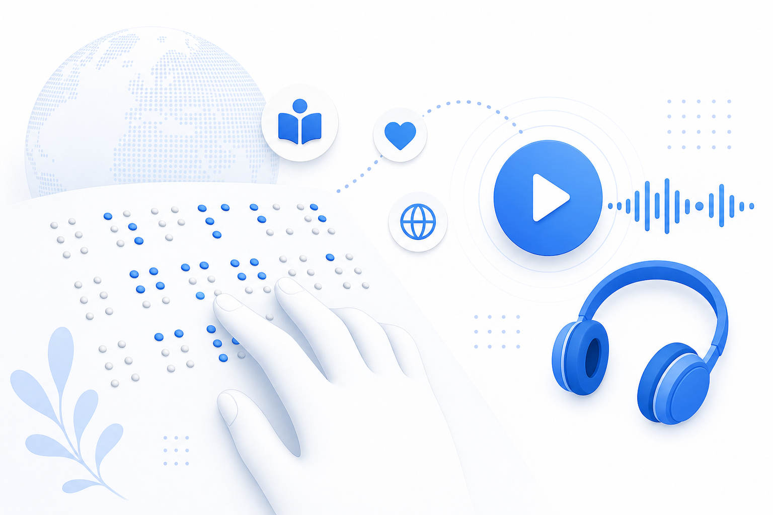 Descripción de imagen: ilustración generada para el artículo Día Mundial Del Braille Y Bonus Track en AliBlueBox.