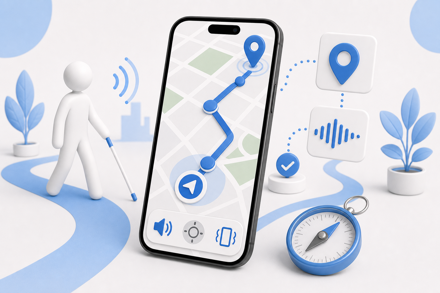 Descripción de imagen: ilustración generada para el artículo VoiceVista en Acción: Personaliza tu ruta hacia la Accesibilidad 🚀🌐🔍 en AliBlueBox.